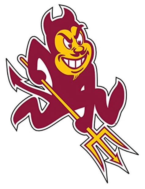 ASU Arizona State Sun Devils 4 Sparky Premium Die-Cut