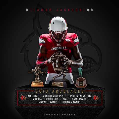 Lamar Jackson Heisman graphics on Behance