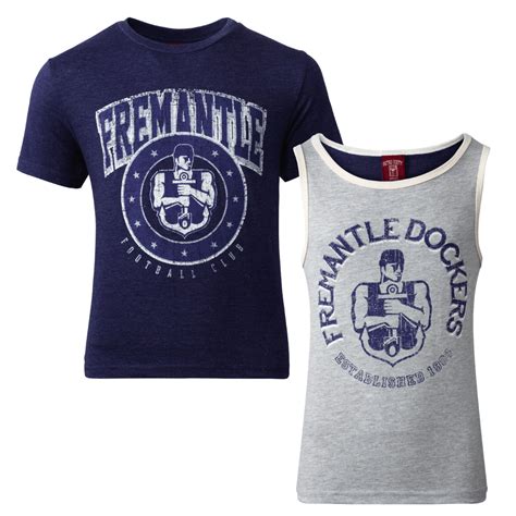 Fremantle Dockers Youths Tee and Singlet Pack