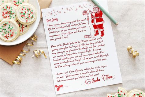 11 Free Letter From Santa Templates