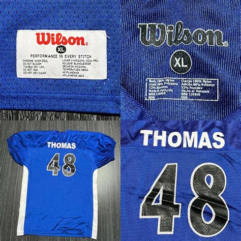 Air Force Football Jersey Men XL Adult Blue Wilson... - Depop