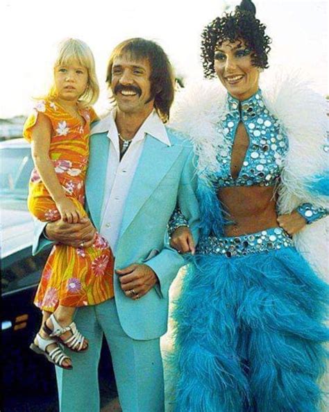 Cher, Chaz and Sonny Bono, 1973 : r/OldSchoolCool