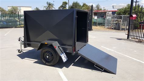 6x4 Enclosed Trailer With Ramp - Bluestar Trailers