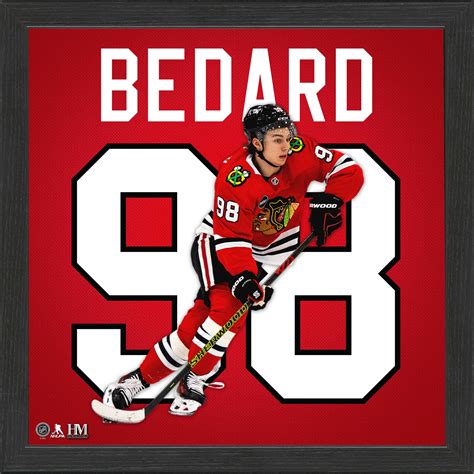 Connor Bedard Impact Jersey Frame