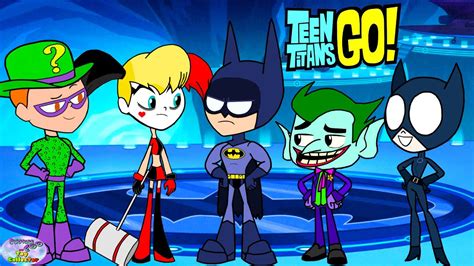 Teen Titans Go! vs. Batman and Arkham Villains! Cartoon Character Swap - SETC - YouTube