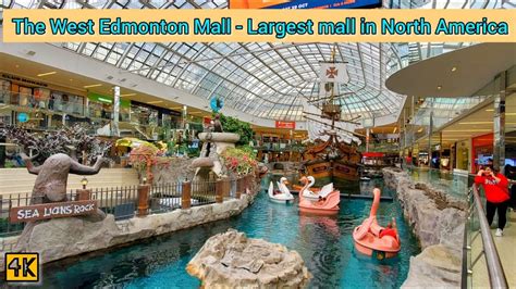 West Edmonton Mall walking tour 2022 - The largest mall in North ...