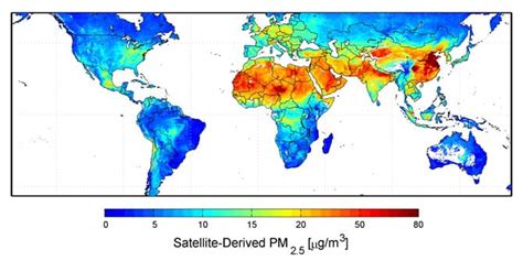 Scientists develop map of PM 2.5 levels using satellite data | Data-Driven Yale