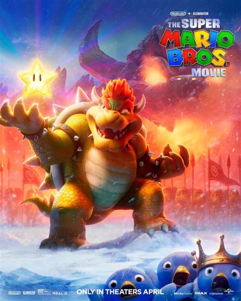 Bowser stars in new poster of ‘The Super Mario Bros. Movie’ – Cine3.com