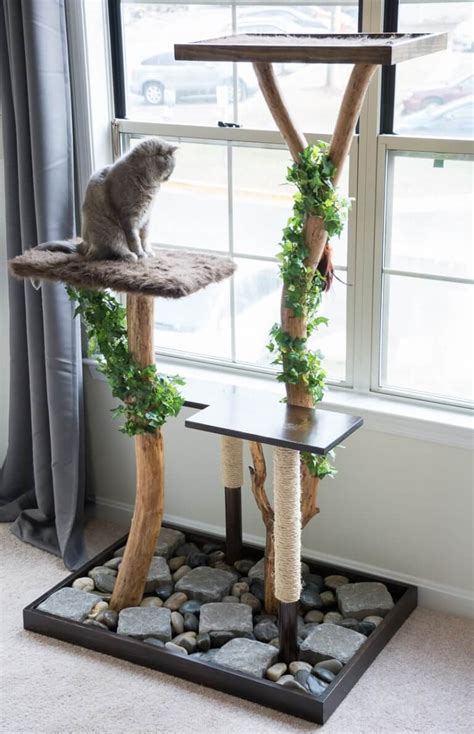 DIY Cat Tree and Scratch Pole — Homebnc