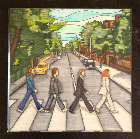 The Beatles Abbey Road Original Album Cover Art Plus Album - Etsy