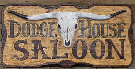 Saloon sign - LARGE | Western saloon, Old west signs, Saloon signs