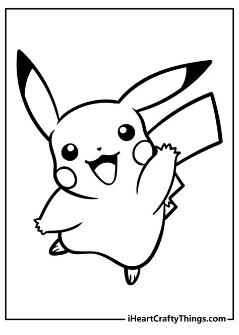 Free Pikachu Coloring Pages