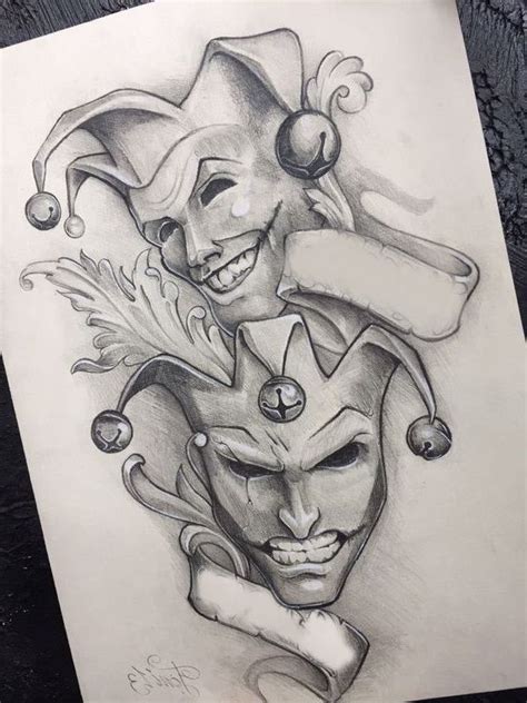 Pin on Drawing | Joker tattoo design, Tattoo art drawings, Tattoo ...