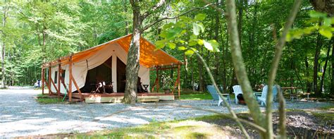 Best Poconos Glamping - Keen Lake Camping Resort