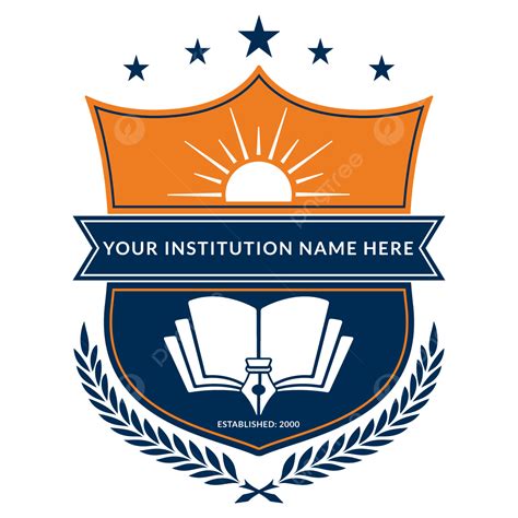 School Logo Design Vector, Education Logo, School Badge, Institution Logo PNG and Vector with ...
