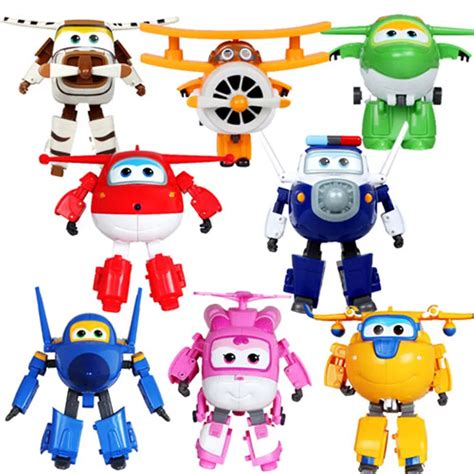 Aliexpress.com : Buy Super Wings Mini Airplane ABS Robot toys Action Figures Super Wing ...