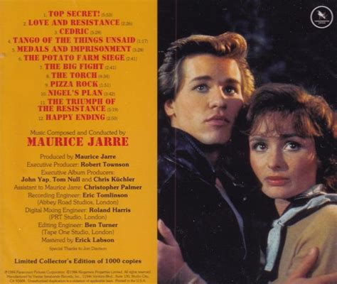 Top Secret ! (Original Soundtrack), Maurice Jarre | Muziek | bol.com