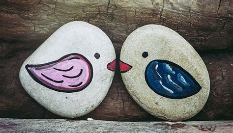 Pebble Stone Painting for Kids, Rock Painting Ideas for Children ...