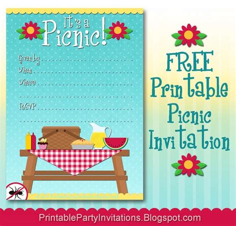 Family Reunion Invites | Party invite template, Picnic invitations, Bbq party invitations