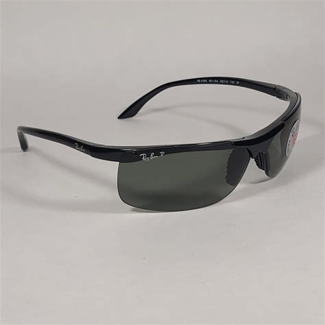 Ray-Ban Active Rimless Polarized Sunglasses RB4085 601/9A Sport Wrap S