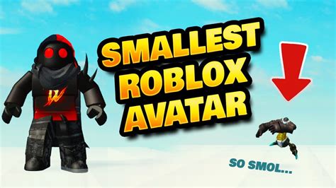 I Made the SMALLEST Roblox Avatar - RIP 50K Robux - YouTube