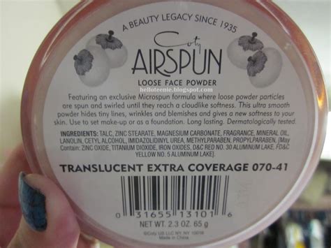 In a fun-sized world.: Review: Coty Airspun Loose Face Powder