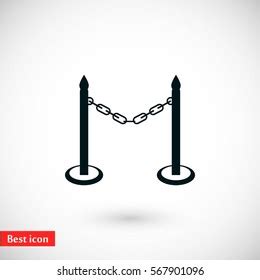 Barricade Icon Vector Flat Design Best Stock Vector (Royalty Free) 567901096 | Shutterstock