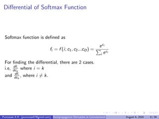 Convolutional neural network backpropagation derivation | PPT