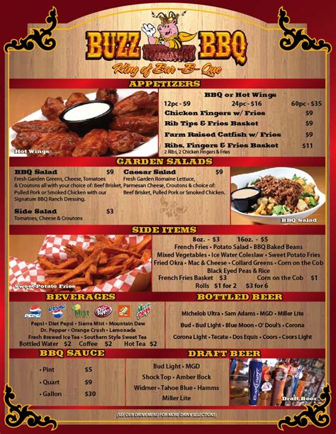 BBQ Restaurant to consider | Bbq restaurant, Bbq menu, Food truck menu