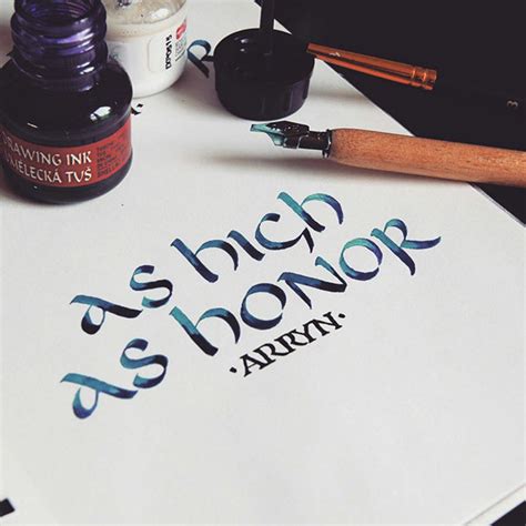 Game Of Thrones Houses and Mottos. Calligraphy. Uncial. :: Behance