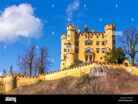 The castle of Hohenschwangau in Germany. Bavaria Stock Photo - Alamy