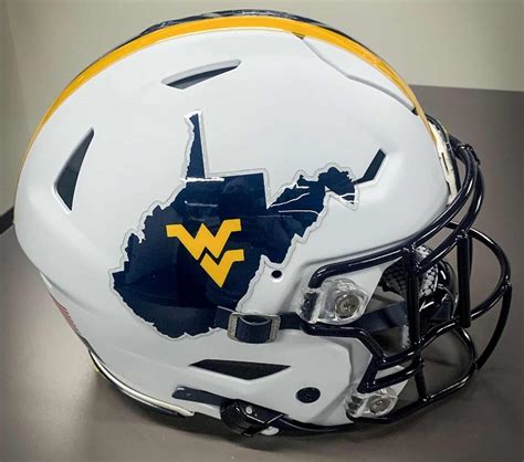 WVU Football Country Roads Helmet Front | All WVU News | wvnews.com