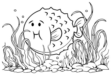 Adorable Puffer Coloring Pages - Puffer Coloring Pages - Coloring Pages ...