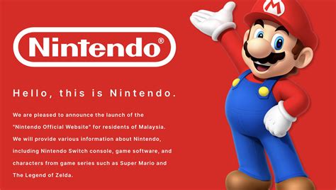 There is now an official Nintendo Malaysia website! But what does this ...