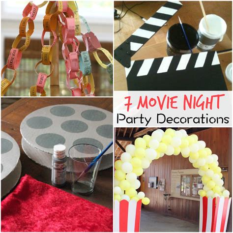 7 Totally Awesome Movie Night Party Decorations - The Realistic Mama