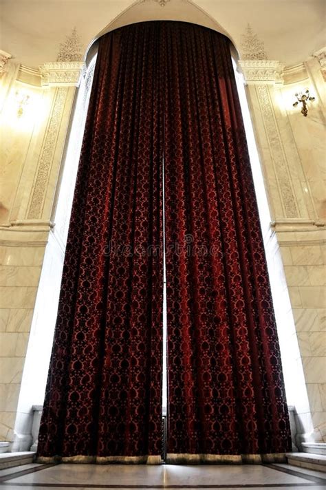 Big window curtains stock photo. Image of bright, hang - 46714362