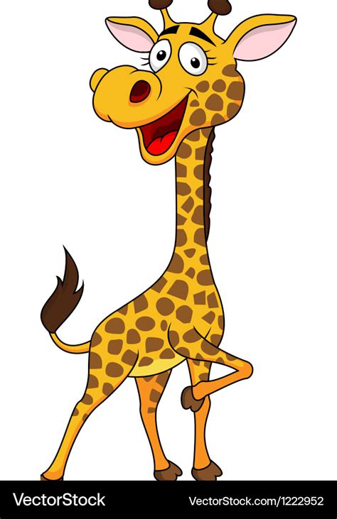 Cute giraffe Royalty Free Vector Image - VectorStock