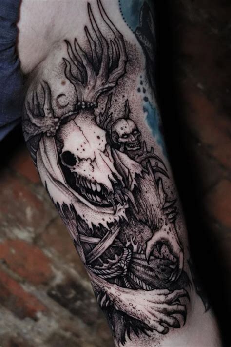 20 Awesome Skull Unusual dark Tattoo Designs with Best Pictures! | Dark ...