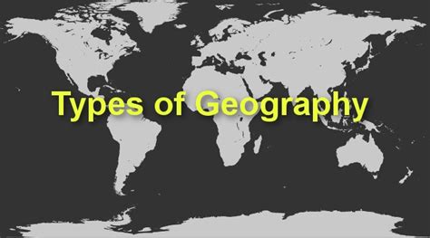 Types of Geography_Know Everything