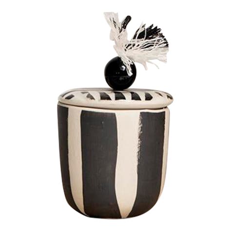 Celia Handmade Ceramic Sugarpot With Spoon | Chairish