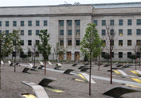 Pentagon Memorial Benches | b3a5t | Flickr