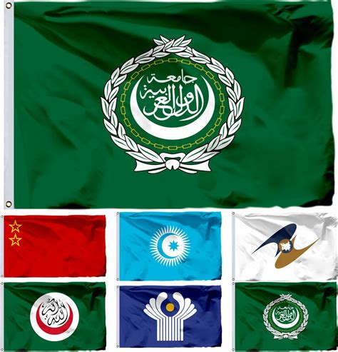 International Flag 3X5FT OIC Turkic Council Arab League CIS EEU Union ...