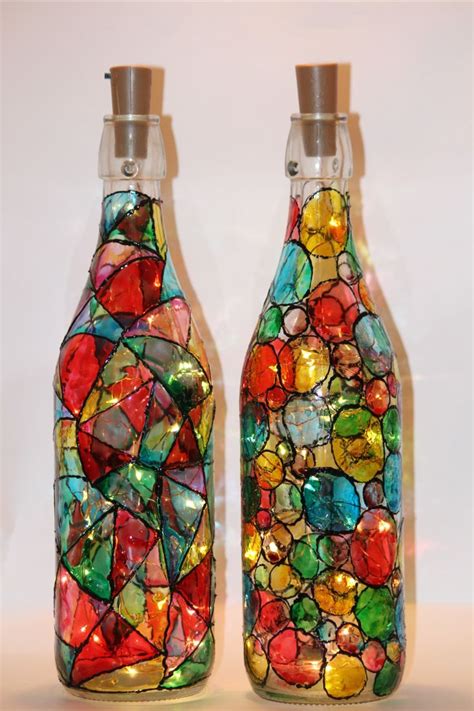 2 Easy bottle art design | Glass bottles art, Bottle painting, Glass painting