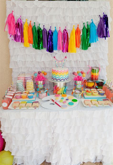 A Bright and Trendy Chevron Arts and Crafts Party - Anders Ruff Custom Designs, LLC