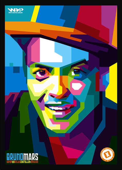 Bruno Mars in WPAP (Wedha's Pop Art Portrait) by kolbyart on DeviantArt