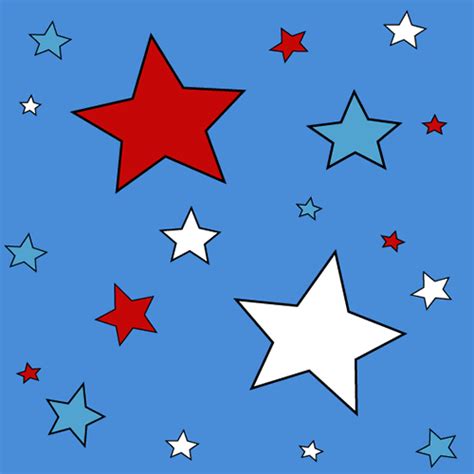 Red White and Blue Star Background - Red White and Blue Star Background Image