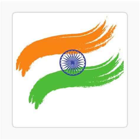 "Indian flag" Sticker by Teesgeek | Redbubble