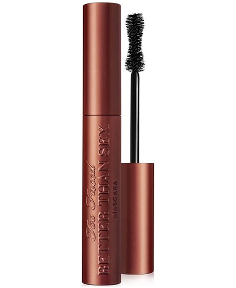 Too Faced Better Than Sex Volumizing Mascara, Chocolate Brown - Macy's