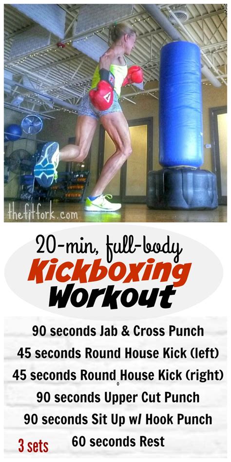 20-Min Kickboxing Workout to Punch Monday in Face - thefitfork.com