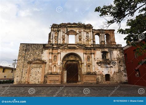 Ancient Architecture in Guatemala Stock Image - Image of ruins, baroque ...